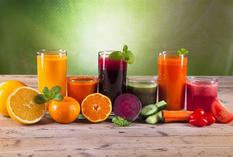 عصائر الفاكهة و الخضروات لبرنامج غذائي صحي