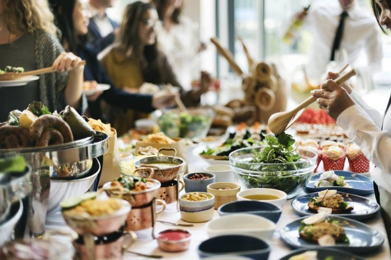 #مائدة_فتافيت (1): كبة صاجية وكفتة أرز وسلطة بطاطا وشوربة جازباتشو