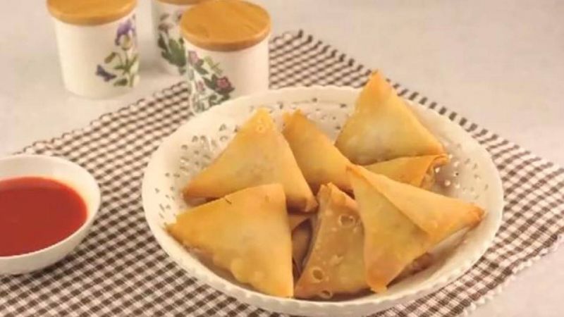 سمبوسك بالسبانخ