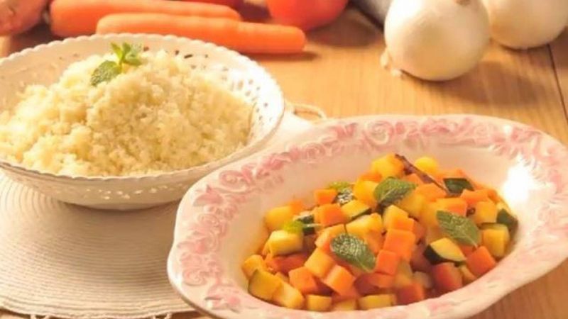 كسكس مع الخضار