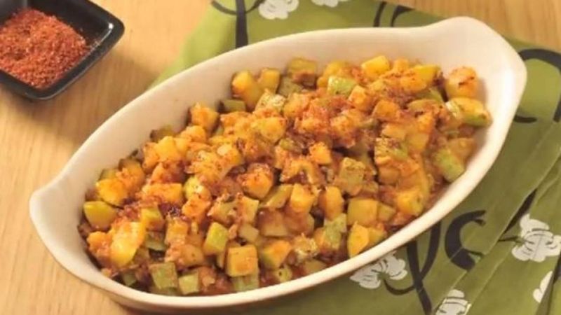 الكوسة بالزيت