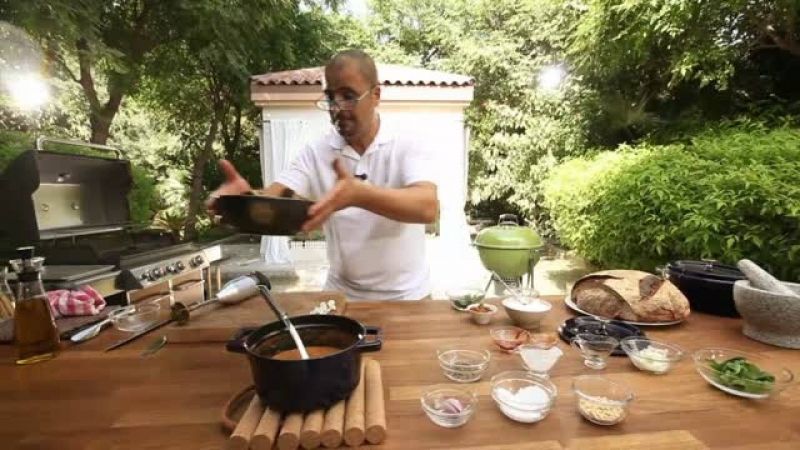 شوربة الطماطم المشوية