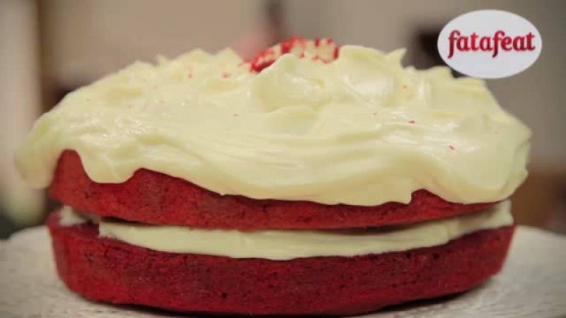 الكعكة الحمراء المخملية - رد فلفت كيك - تسلم الأيادي 3 -…