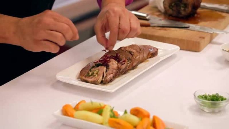 ساق الضأن المخلية و المحشية