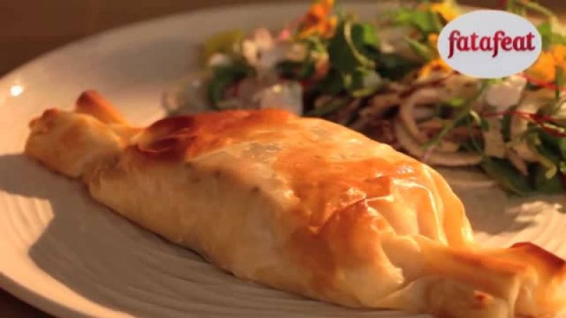 بون بون السلمون مع دقة الشمر والسماق