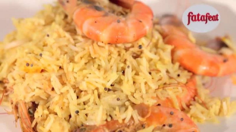 برياني الروبيان الهندي