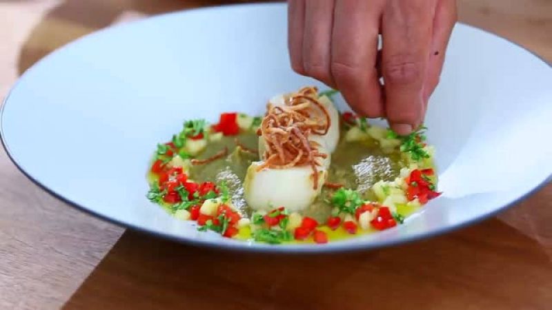 الأسقلوب مع الفول