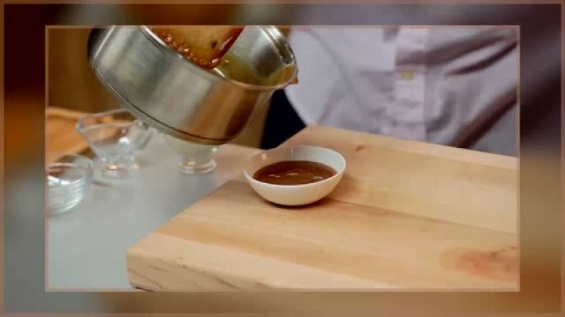 صدر البط المملح مع الكراميل