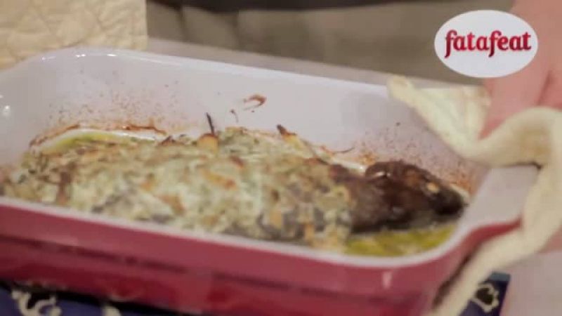 السلمون المرقط المخبوز مع الزبادي والأعشاب - شوربة ونقنقة 4 - فتافيت