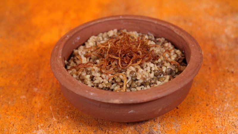 مجدرة البرغل