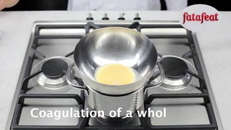 Lesson: Coagulation of whole eggs - Fatafeat Academy - Fatafeat