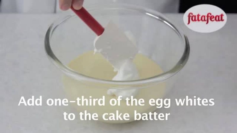 Lesson: How to fold egg whites without losing volume