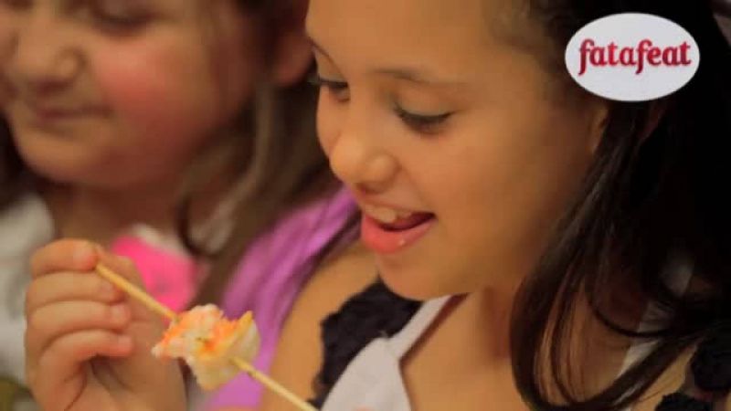 أسياخ الروبيان المشوي - الطباخ الصغير - فتافيت