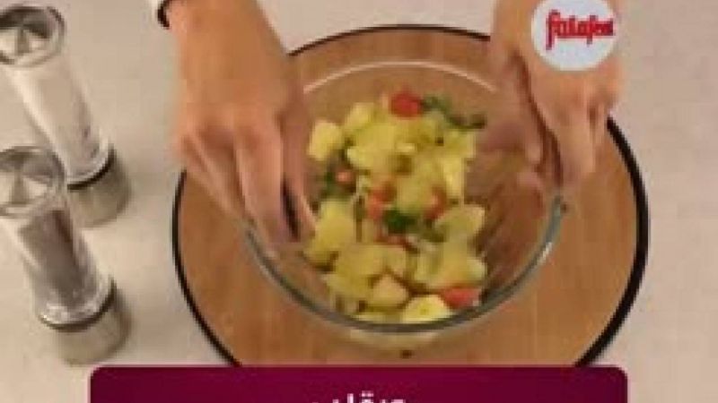 سلطة البطاطا مع البيض - وصفات فتافيت القصيرة - فتافيت