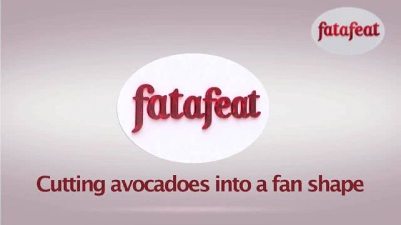 Lesson: Cutting avocados into a fan shape - Fatafeat Academy - Fatafeat