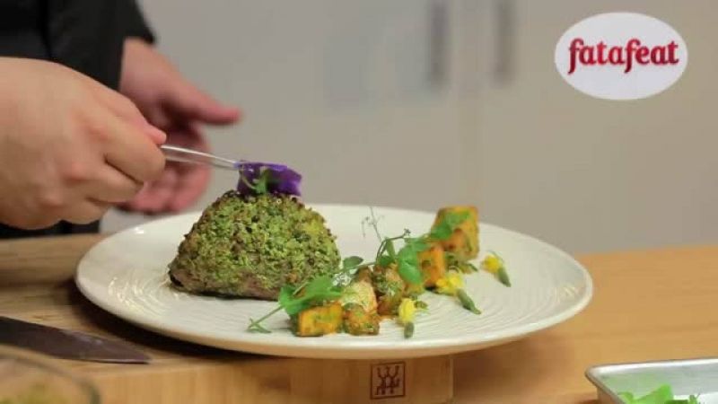 ريش الضأن بالفستق