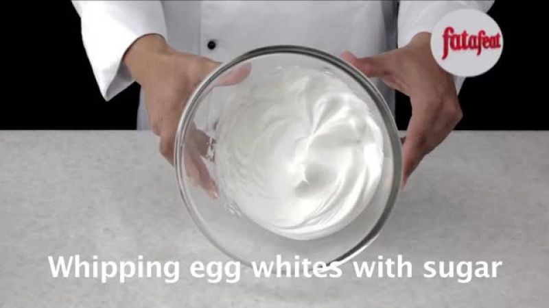 Lesson: Whipping egg whites with sugar
