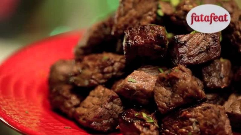 أسياخ اللحم البقري المشوي - الطباخ الصغير - فتافيت