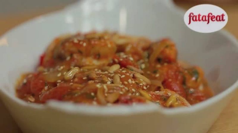 زبدية الجمبري بالثوم والكزبرة