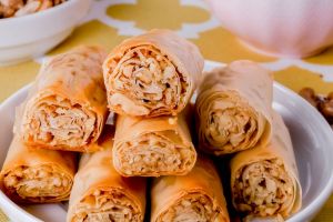 بقلاوة مع الجوز 