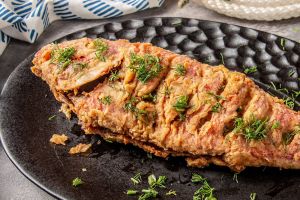 سمكة بربوني مقلية 