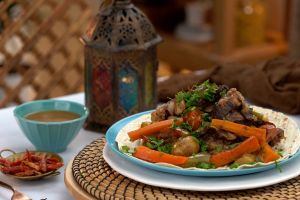 ثريد اللحم (شوربة اللحم الضآن الإماراتية)