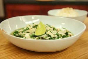 كالاماري بالكزبرة والثوم